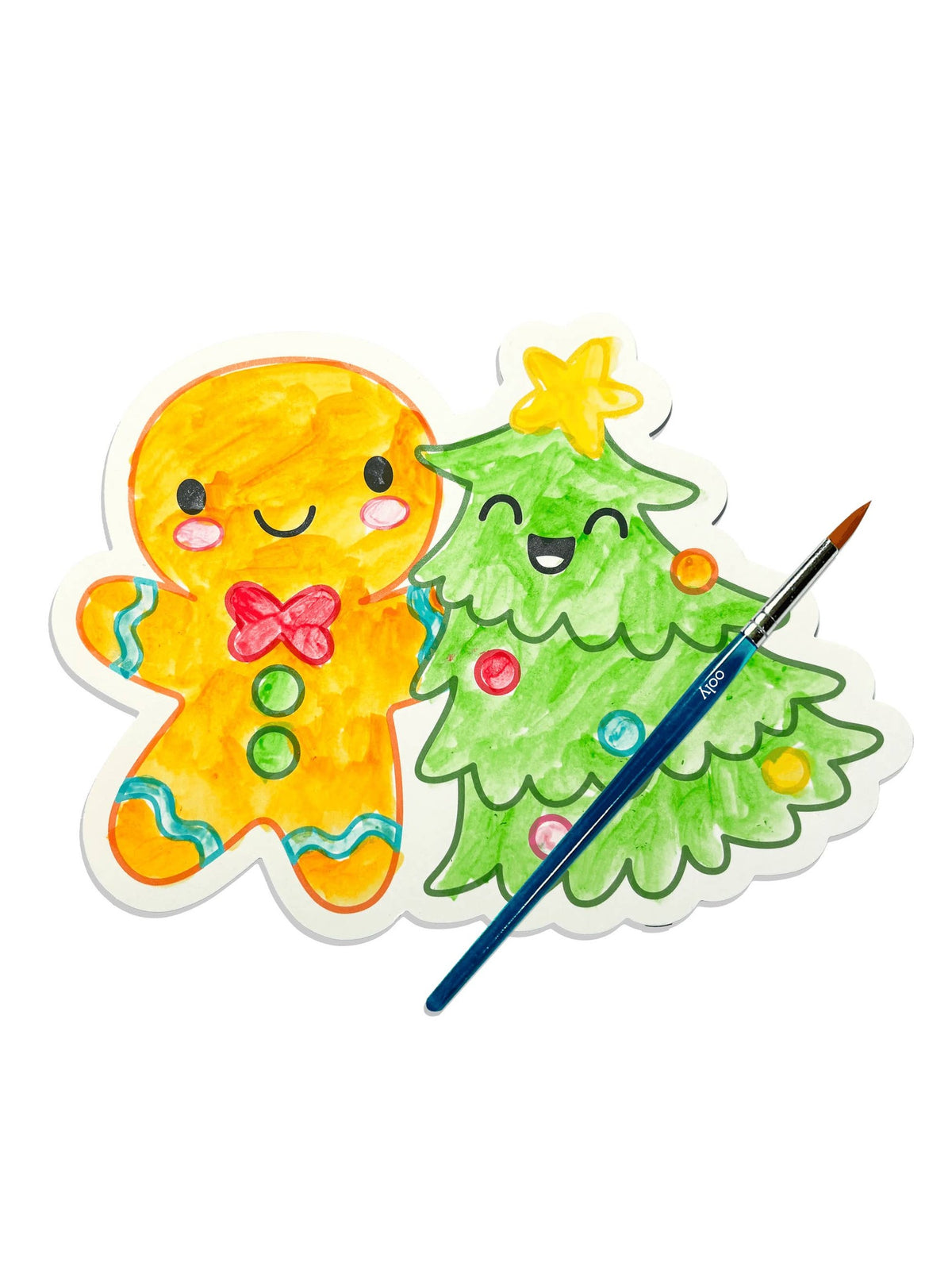 Playful Painters Easy Watercolor Painting Kit - Merry & Bright