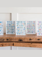"Proverbs 3: 5-6" acrylic shelfie