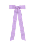 Scalloped Edge Bow with Streamer Tails