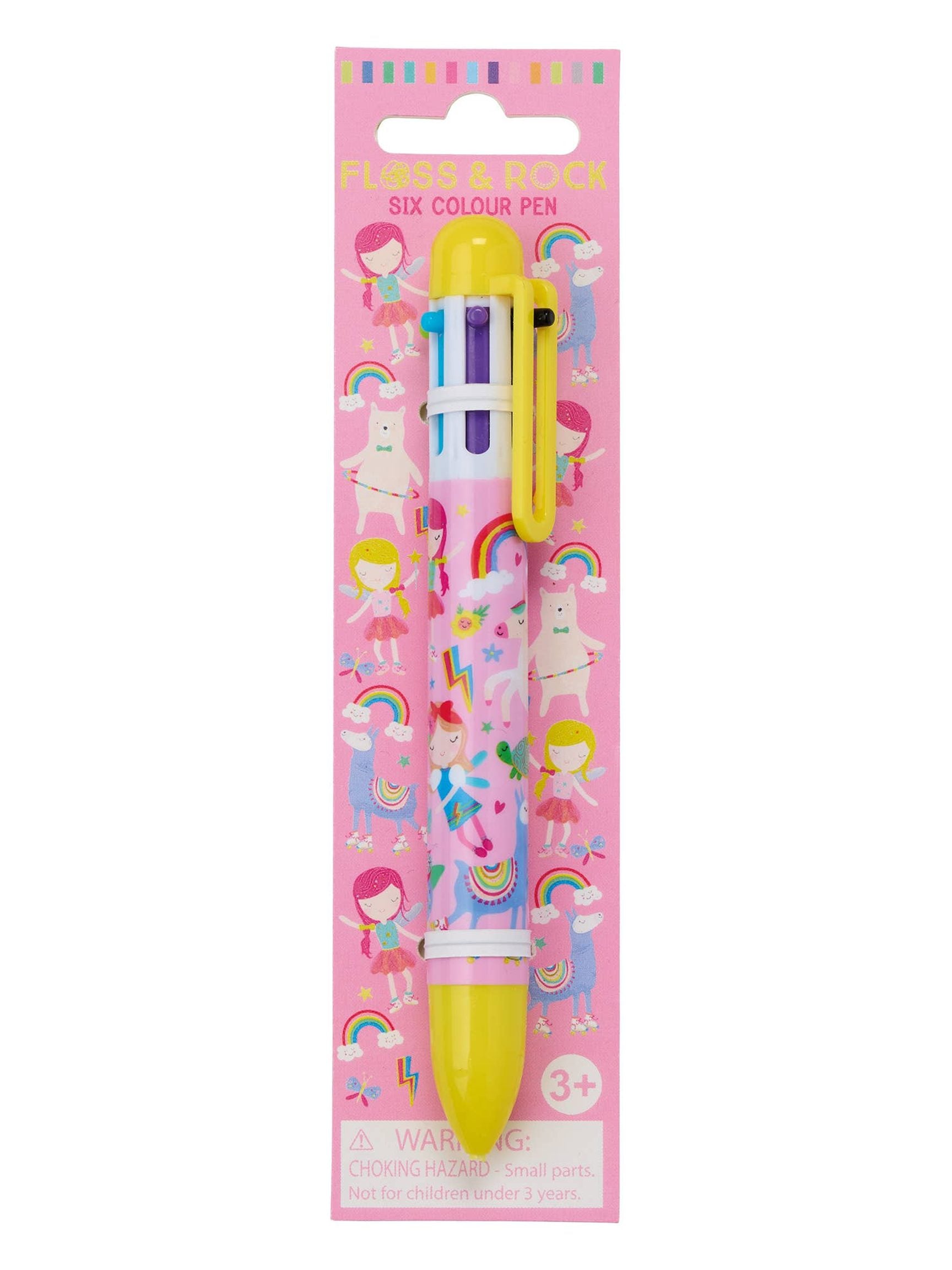 Rainbow Fairy 6 Color Click Pen
