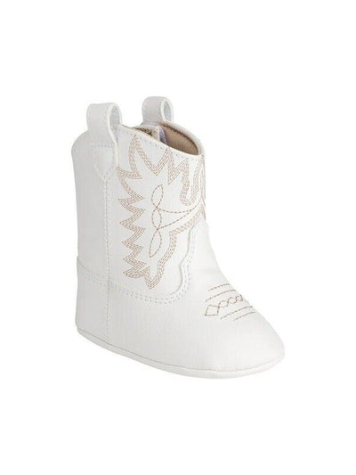 Miller White Cowboy Boot - Soft Sole