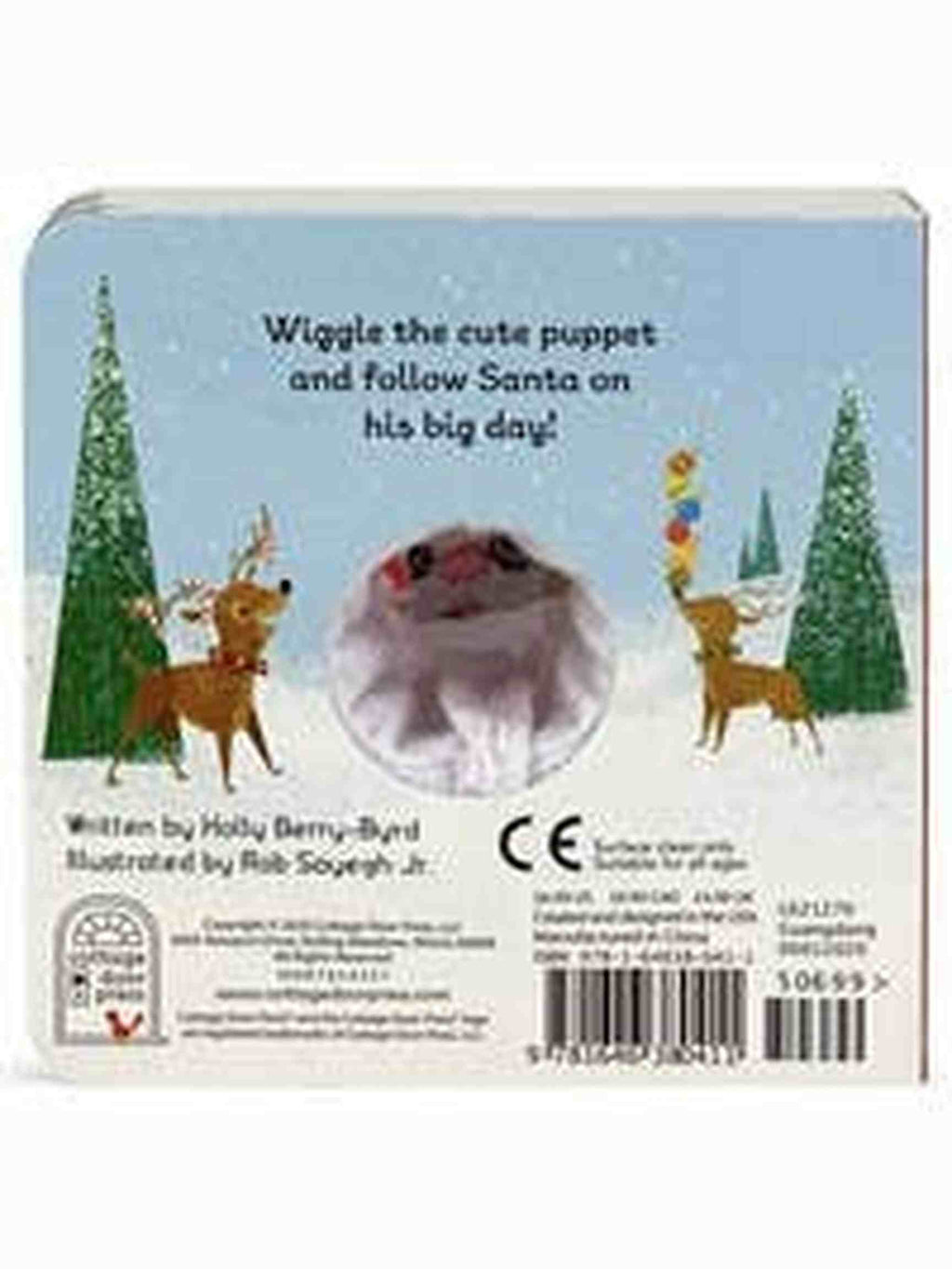 Santa's Big Day Christmas Finger Puppet Book