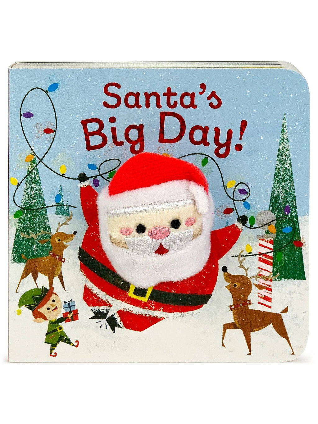 Santa's Big Day Christmas Finger Puppet Book