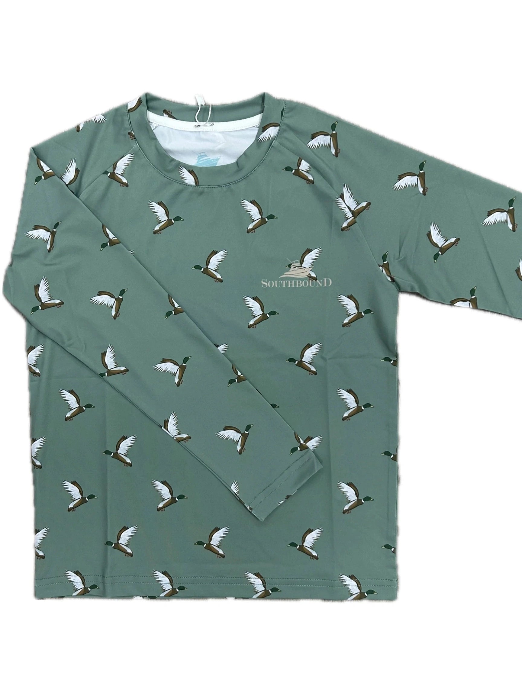 Performance Long Sleeve Tee- Duck Print