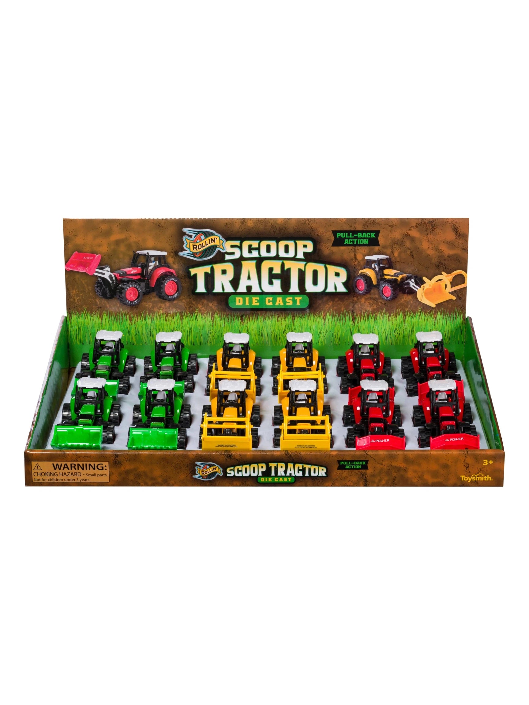 Die Cast Scoop Tractor