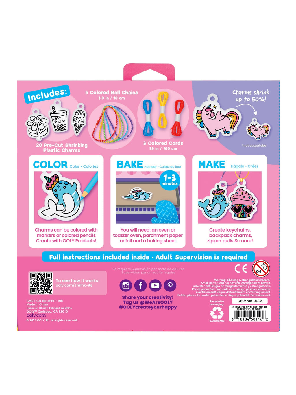 Shrink-Its! DIY Shrink Art Kit - Cute Crew