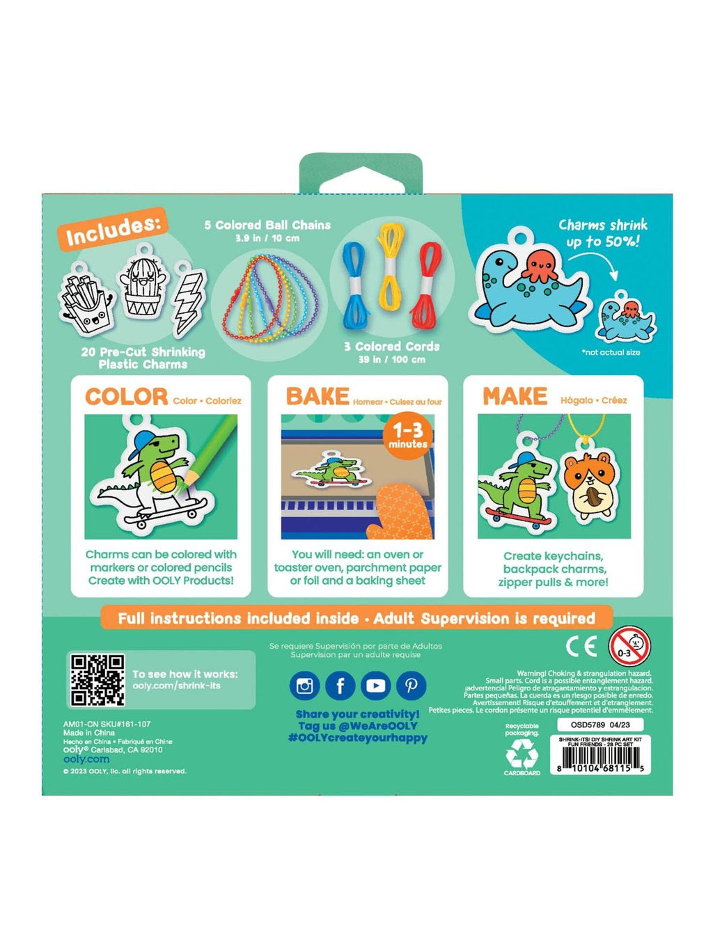 Shrink-Its! DIY Shrink Art Kit - Fun Friends