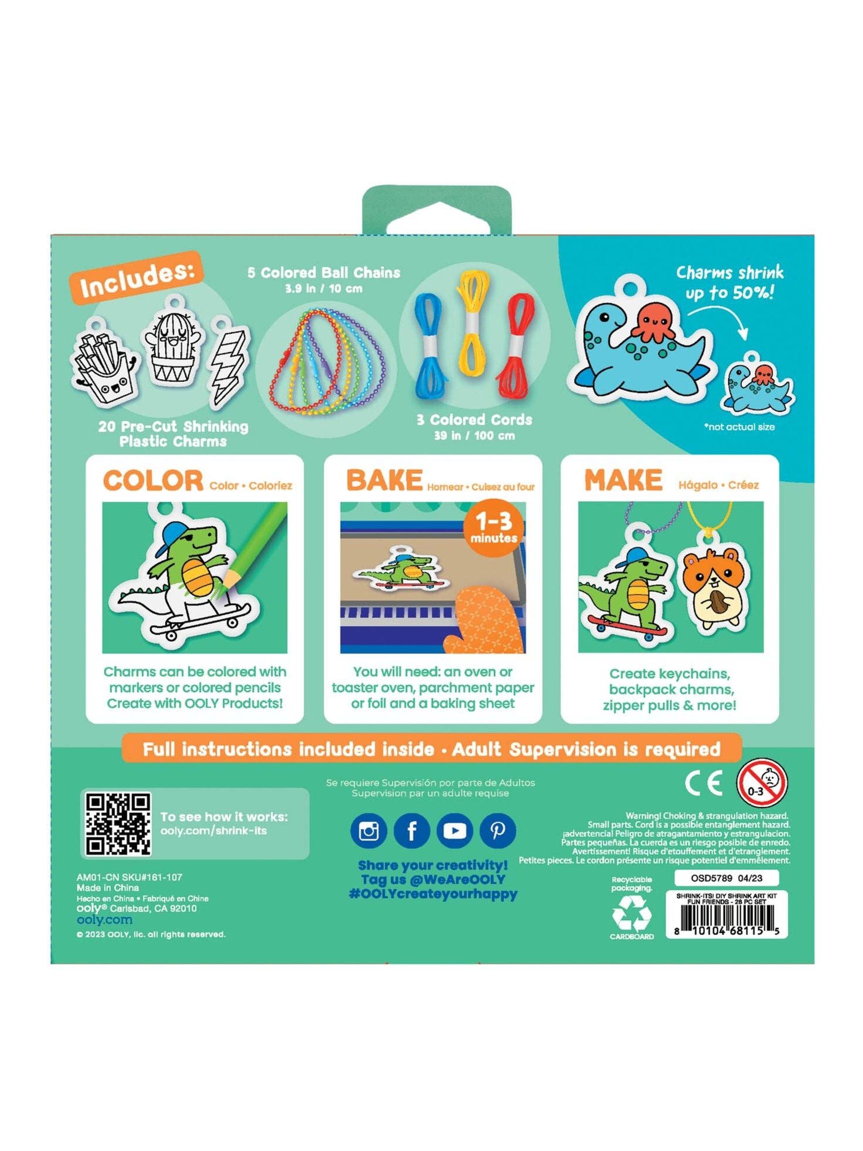 Shrink-Its! DIY Shrink Art Kit - Fun Friends