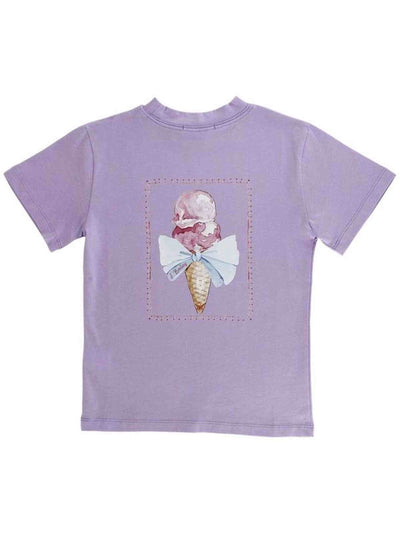 PRE-ORDER Logo Tee- Ice Cream on Lilac