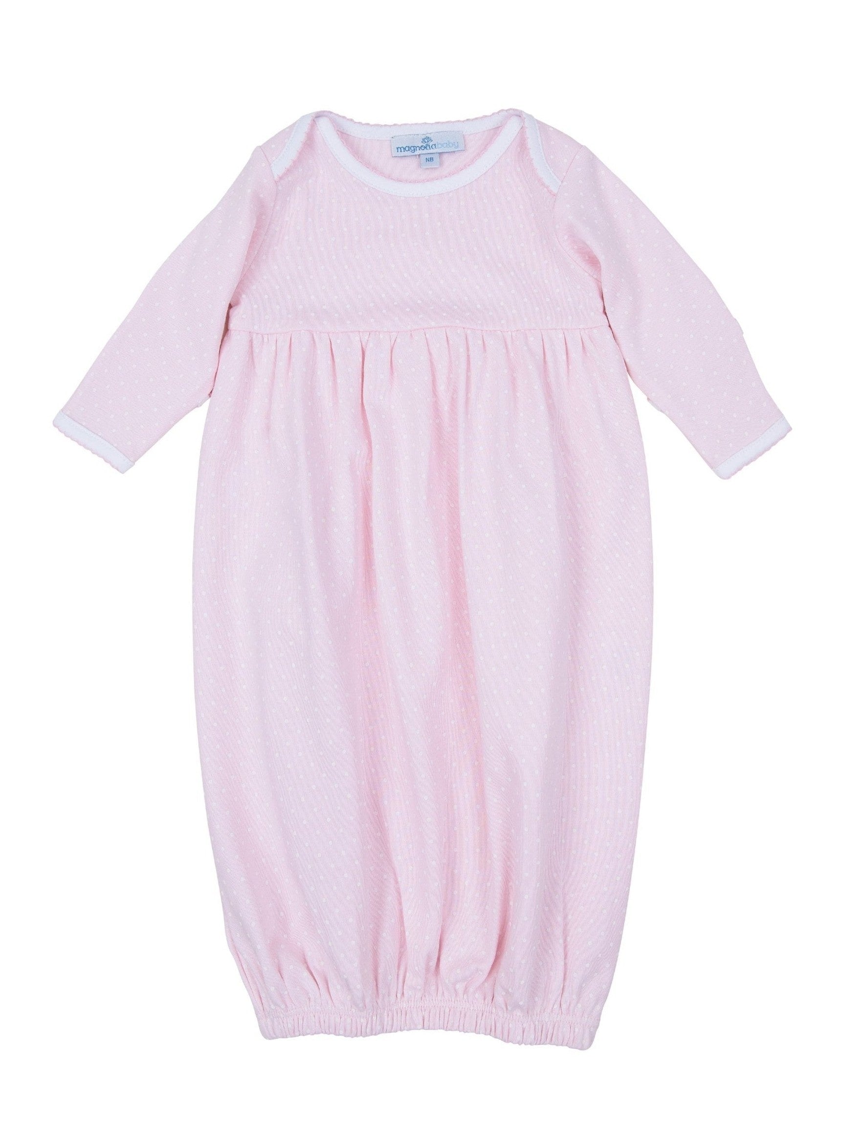Simply Sweet Gathered Gown - Pink - Posh Tots Children's Boutique