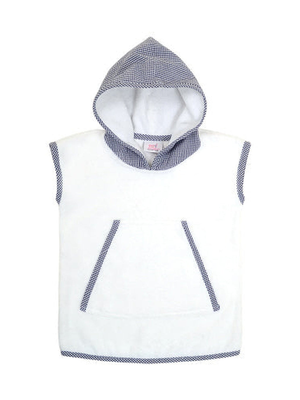 Gingham Check Terry Cover Up