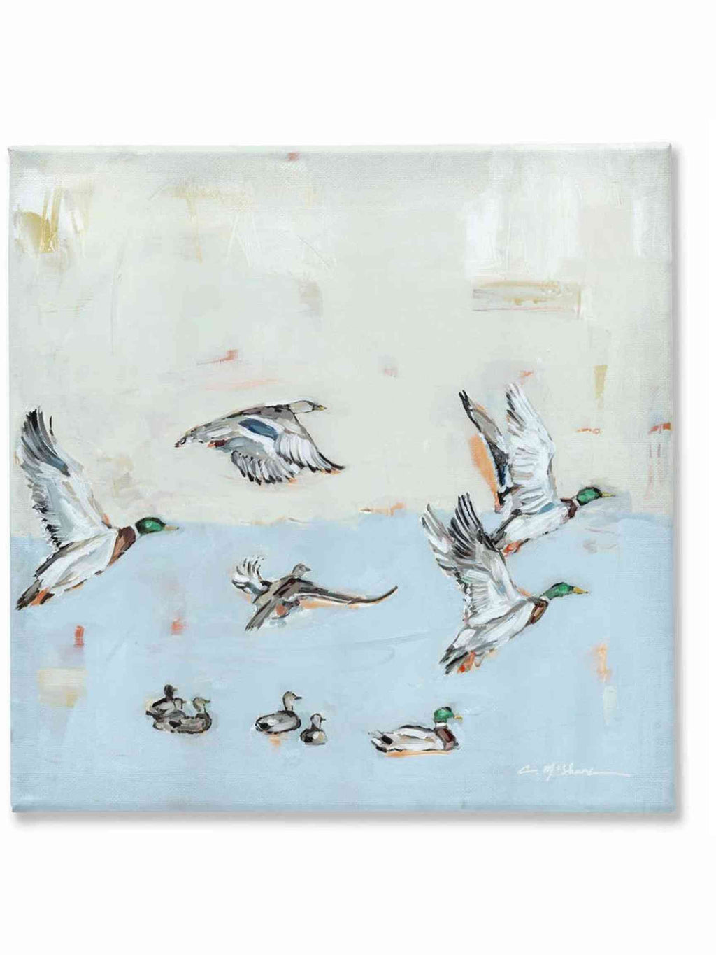 "Taking Off" canvas
