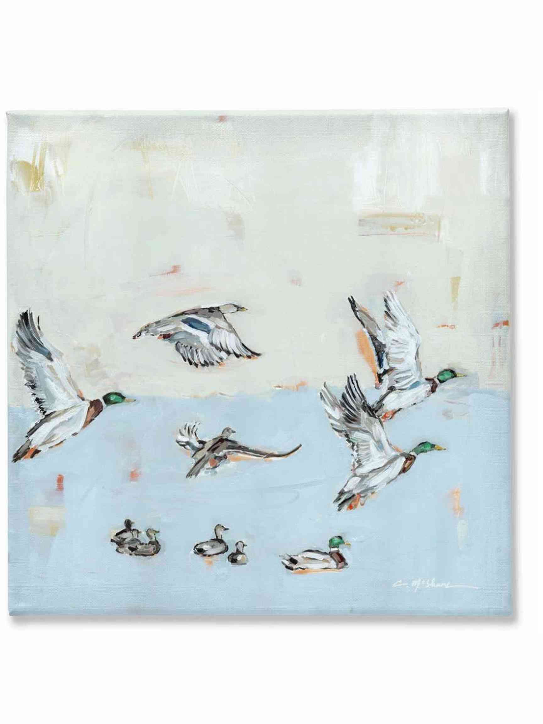 "Taking Off" canvas