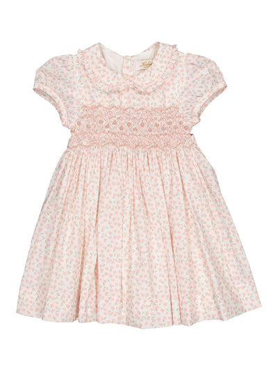 PRE-ORDER Petronille Smocked Dress - Daisy Pink