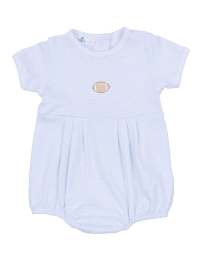 Touchdown Cutie Embroidered Bubble - Light Blue