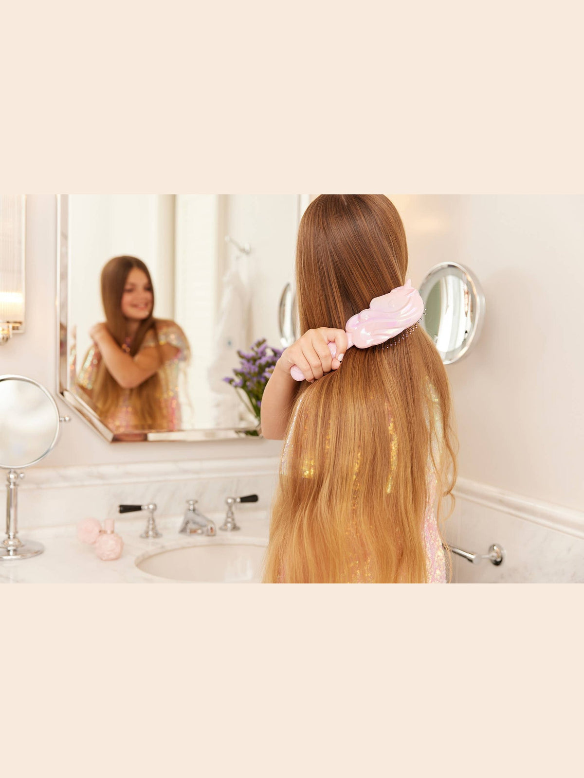 Unicorn Hair Detangler Brush For Kids