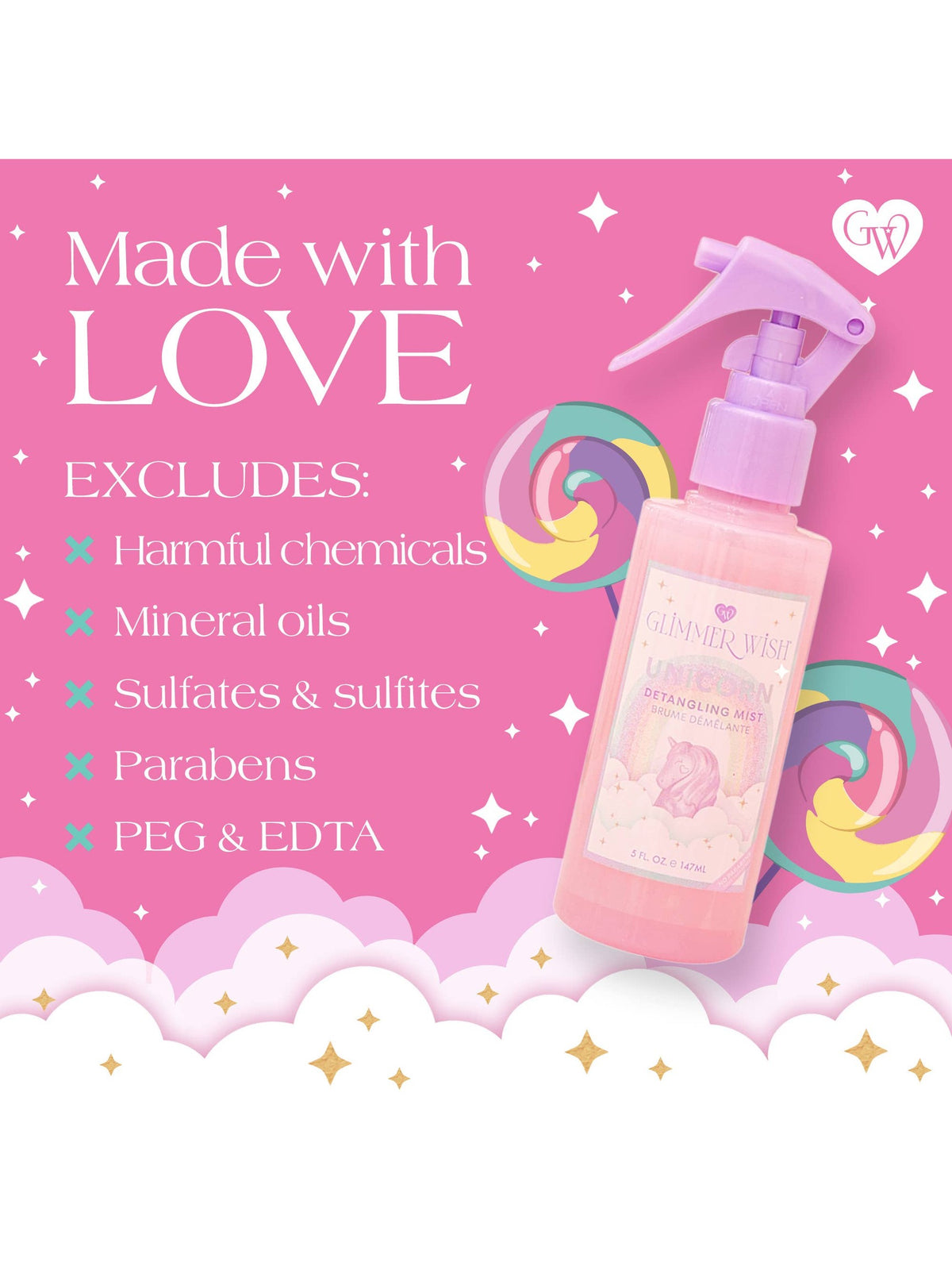 Unicorn Hair Detangling Mist