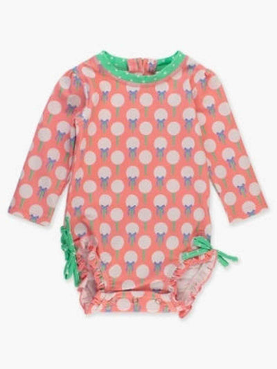 Long Sleeve One Piece Rash Guard Swimsuit - Tee Time