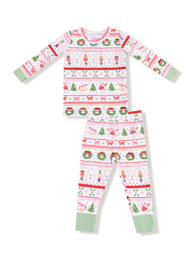 Long Sleeve Loungewear Set - Sugar Plum Fairy - Nutcracker Fair Isle