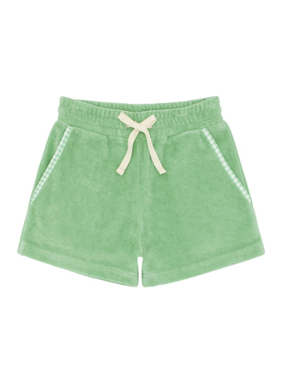 Palm Green French Terry Shorts
