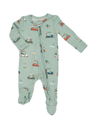 Two Way Zippered Footie - Golf Carts