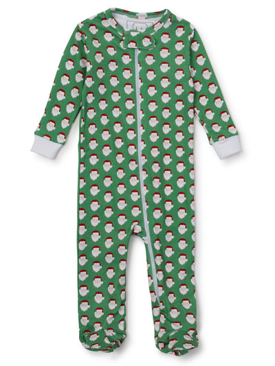Parker Zipper Pajama - Hey Santa