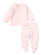 Kissy Cross Tee Pointelle Pant Set - Posh Tots Children's Boutique