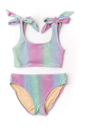 Ocean Ombre Shimmer Tie Bikini
