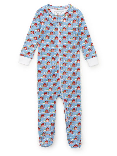 PRE-ORDER Parker Zipper Pajama - On the Farm