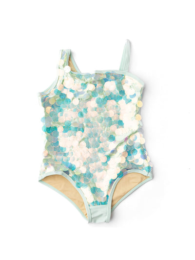 Mint Sequin Swimsuit