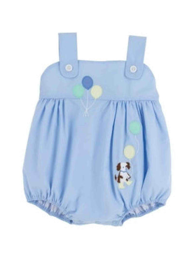 Bingham Bubble- Beale Street Blue/Dog Applique