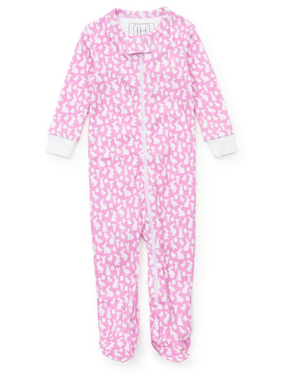 Parker Zipper Pajama - Easter Time Pink