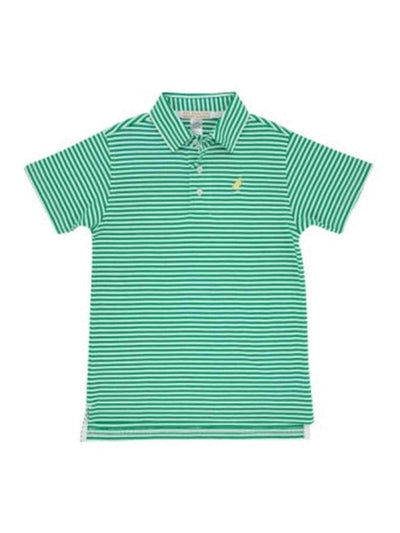 PRE-ORDER Prim & Proper Polo- Kiawah Kelly Green/Bell Port Yellow