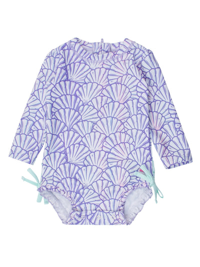 Long Sleeve One Piece Rashguard - Magical Mermaids