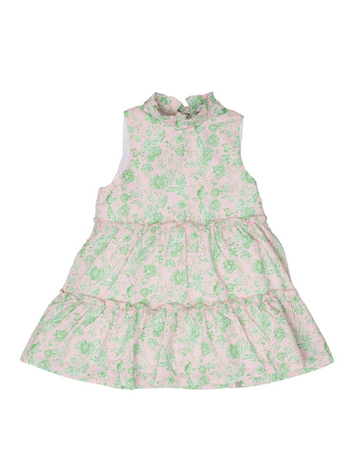 Addison Dress - Pink & Green Chintz