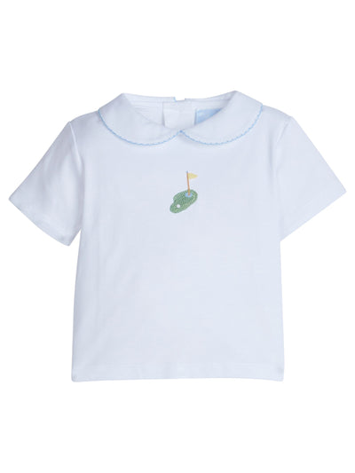 PRE-ORDER Crochet Peter Pan Shirt - Golf