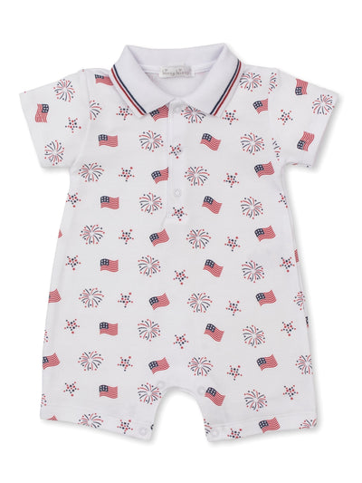 Short Playsuit - Bold Stripes & Bright Stars