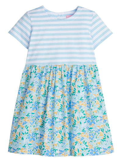 Rosie Dress - Frangipani Blue