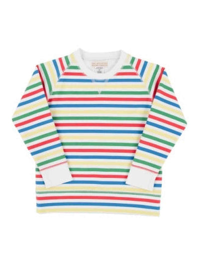 Cassidy Comfy Crewneck- Portland Sealife Stripe