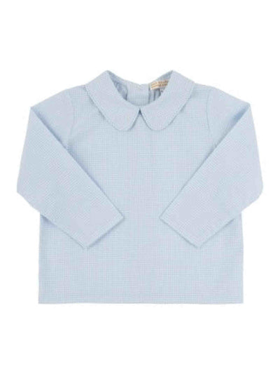 Peter Pan Collar Shirt- Barrington Blue