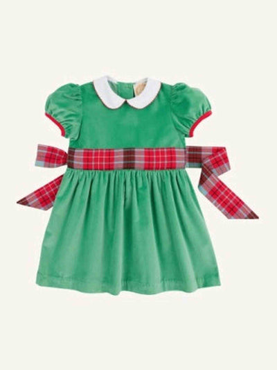 Cindy Lou Sash Dress- Wilson Pier Plaid