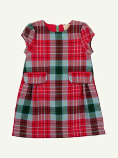 Betts Bow Dress- Wilson Pier Plaid