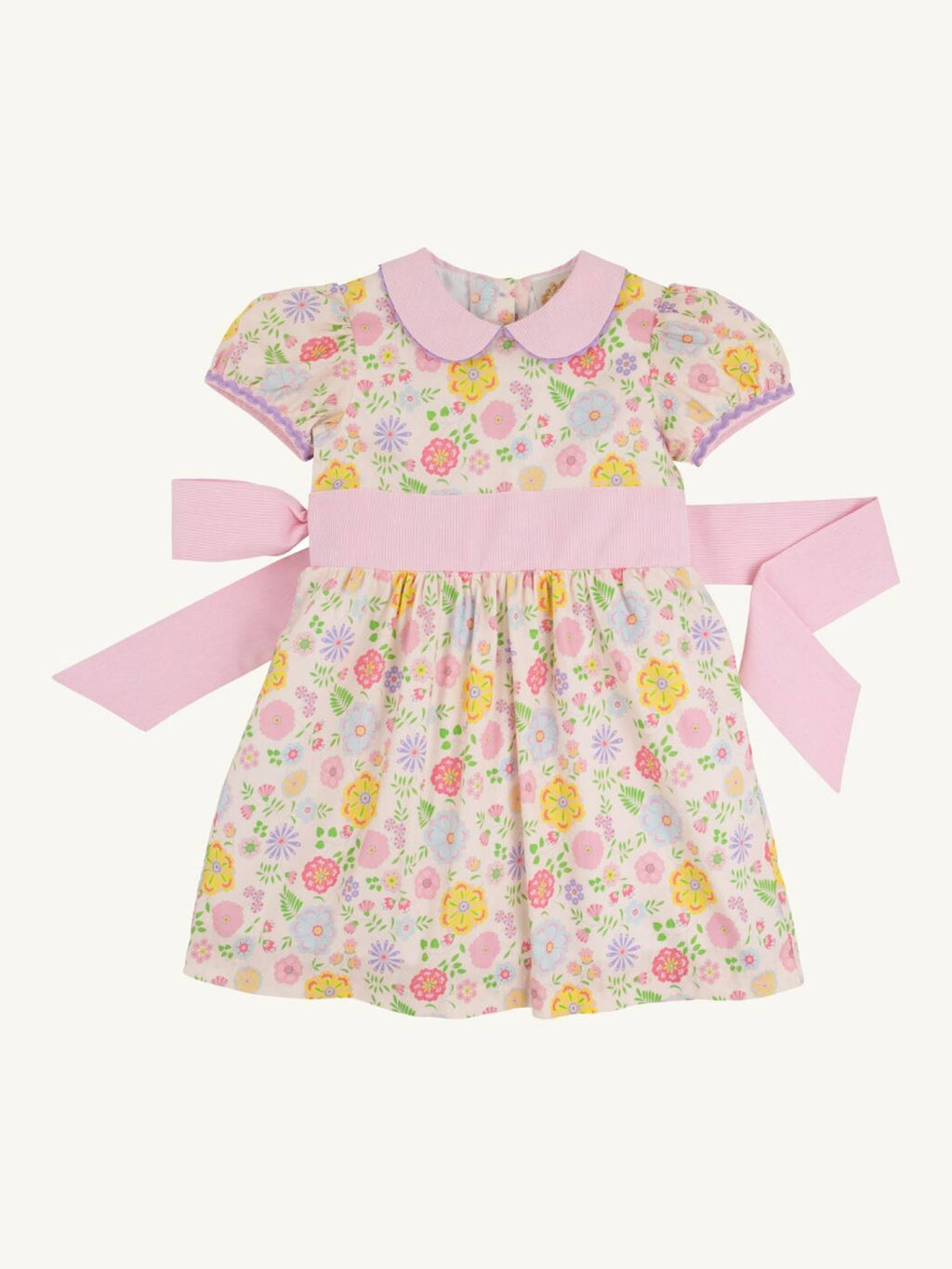 Cindy Lou Sash Dress - Boca Grande Begonia