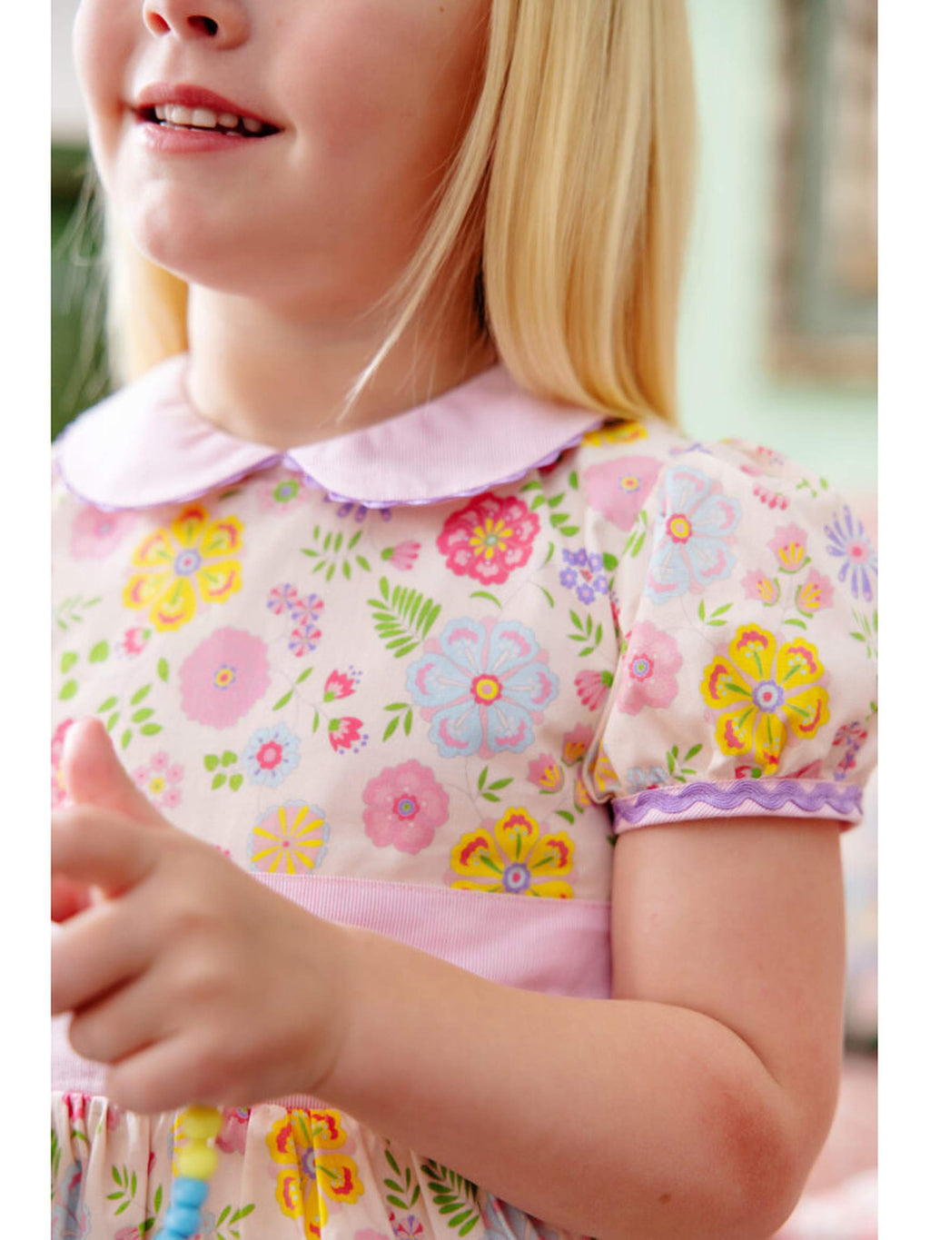 Cindy Lou Sash Dress - Boca Grande Begonia