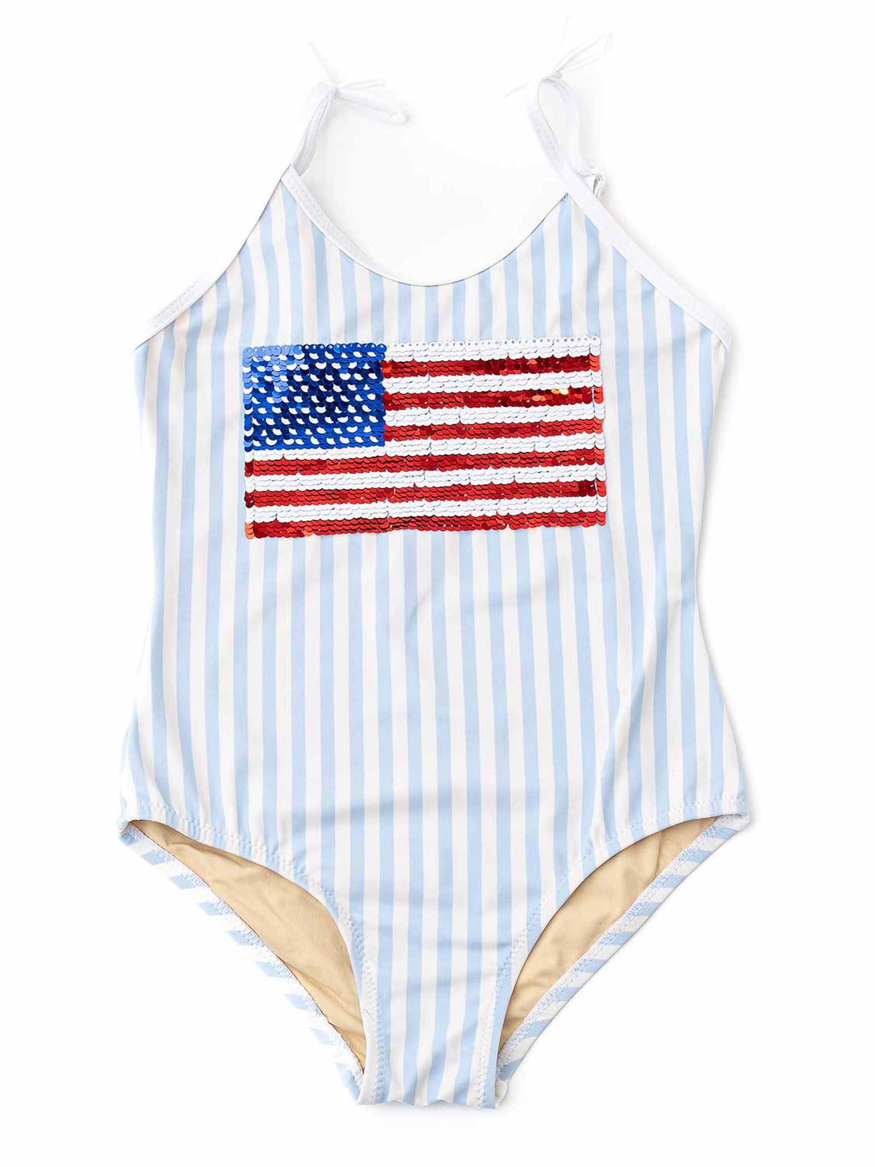 One Piece Sequins Swinsuit