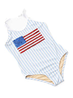One Piece Sequins Swinsuit