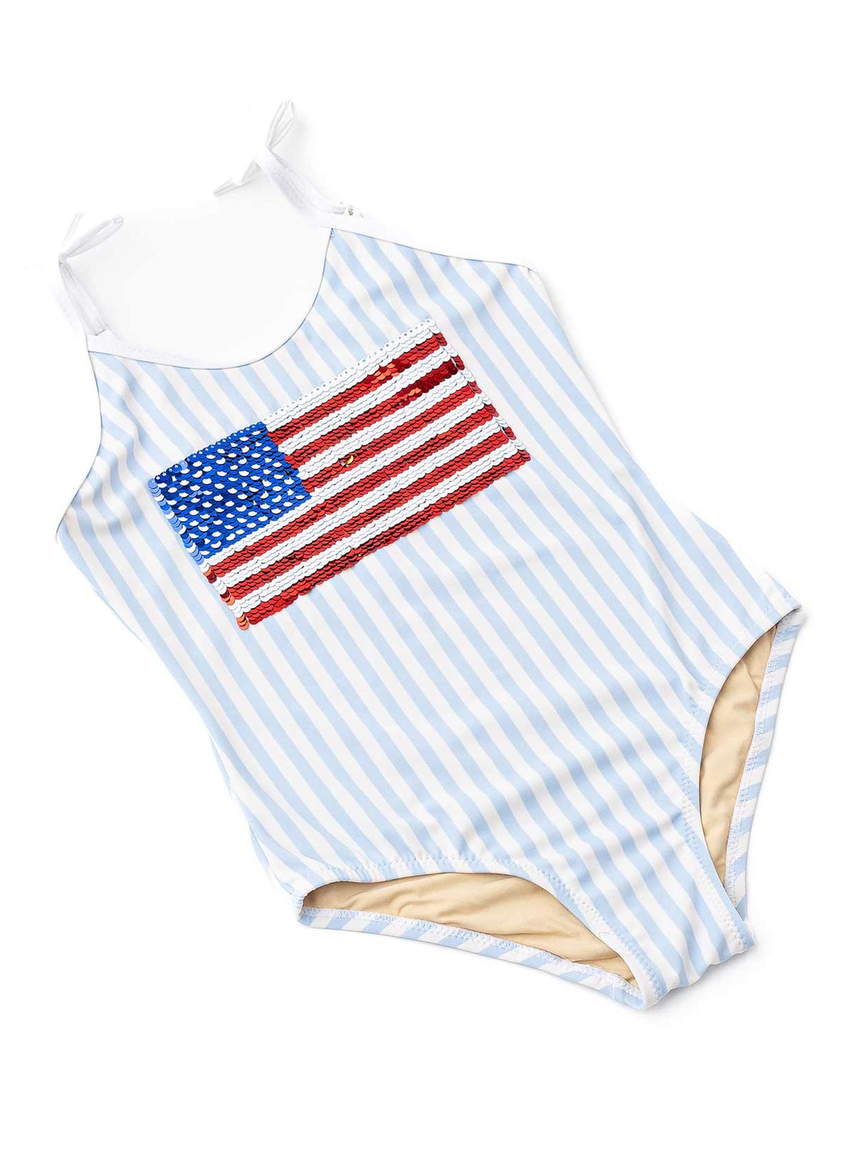One Piece Sequins Swinsuit