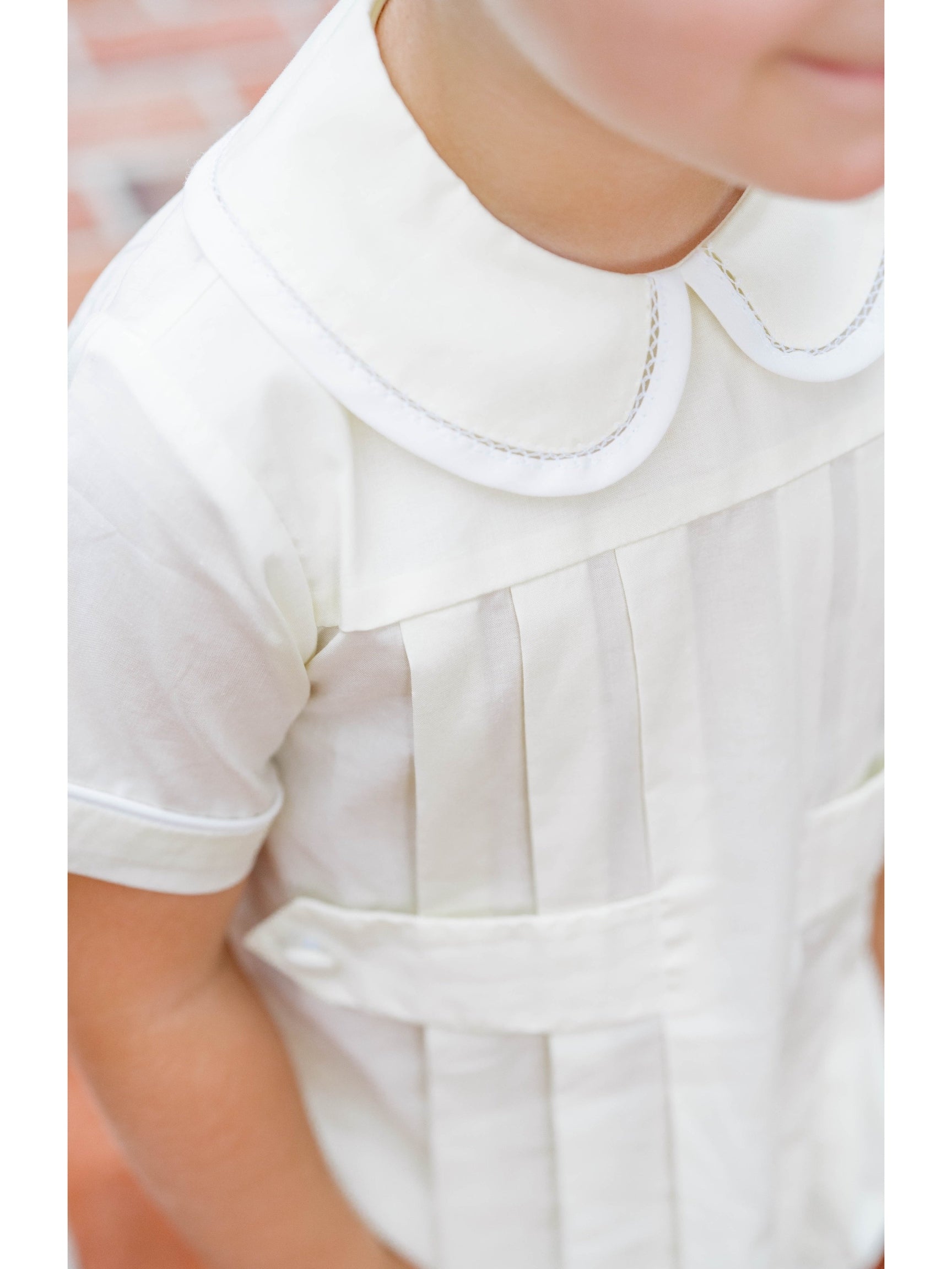 Andrew Short Set - Blessings Yellow Batiste - Posh Tots Children's Boutique