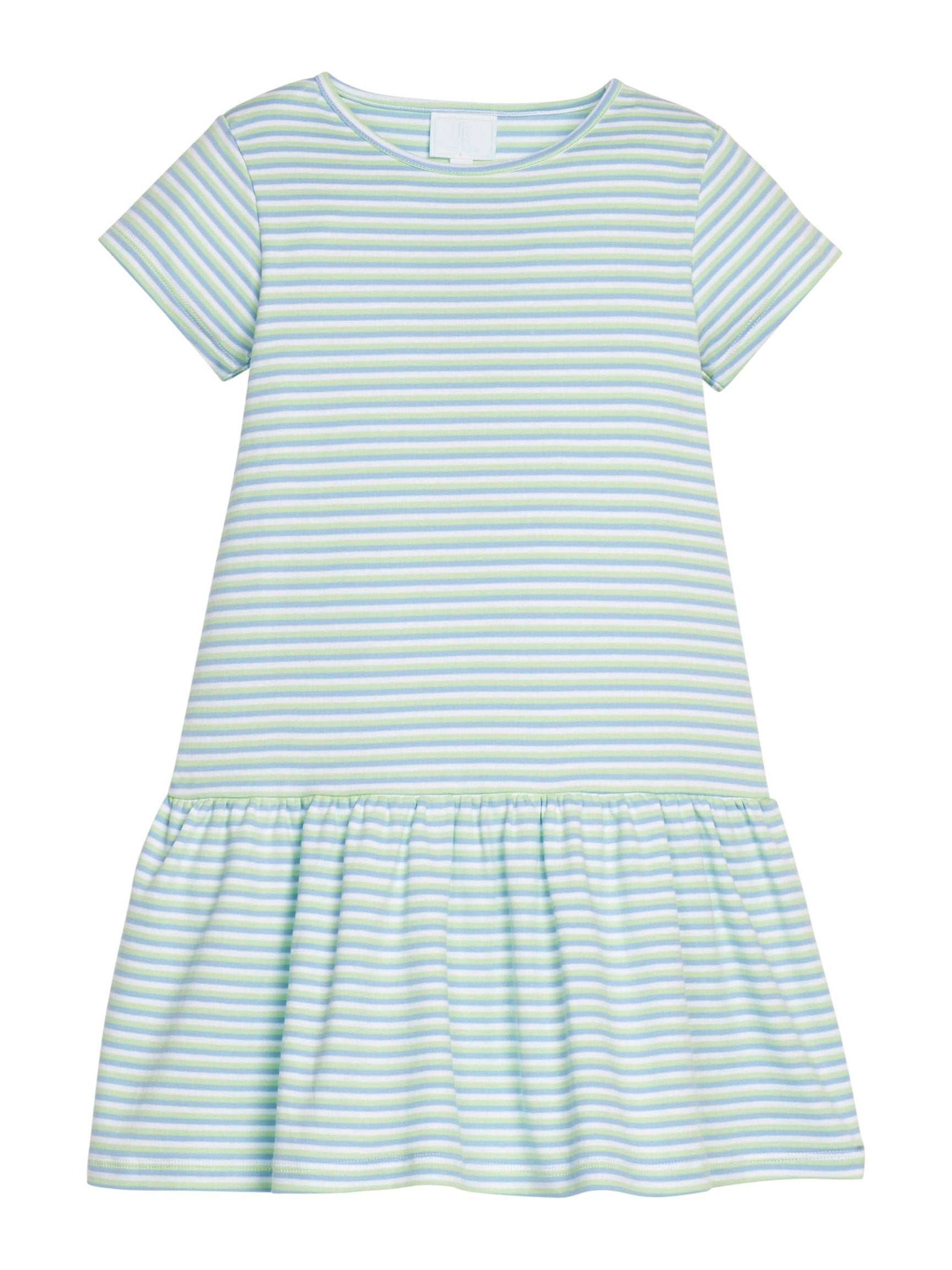 Kari Dress - Greenview Stripe