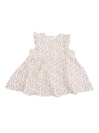 Ruffle Dress & Bloomer - Yellow Country Roses